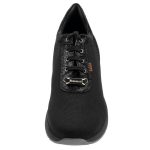 Ragazza δερμάτινο sneaker 0329 Μαύρο