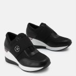 Γυναικεία sneakers πλατφόρμα με λάστιχο ΒΙΗ-8986 Μαύρο