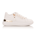 Γυναικεία sneakers με χρυσή λεπτομέρεια ΒΙ-LY527 λευκό