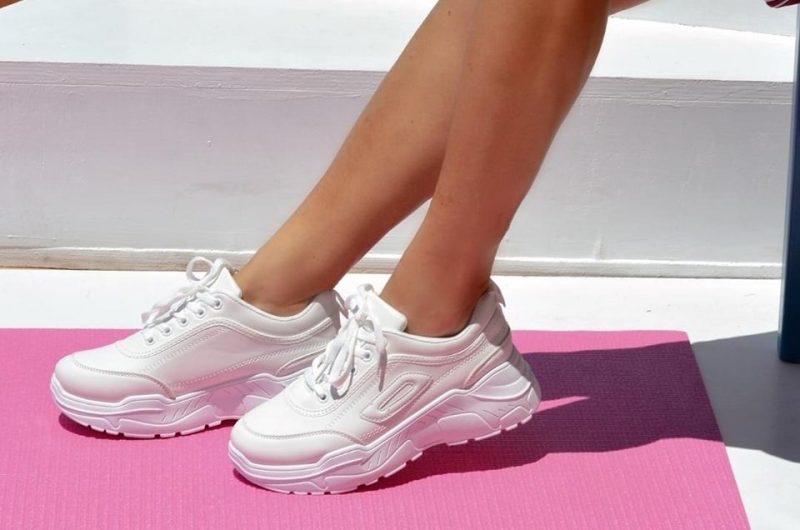 Γυναικεία chunky sneakers σε Λευκό.